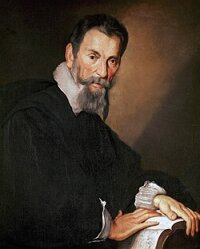 Claudio Monteverdi (1567–1643), Porträt von Bernardo Strozzi um 1630