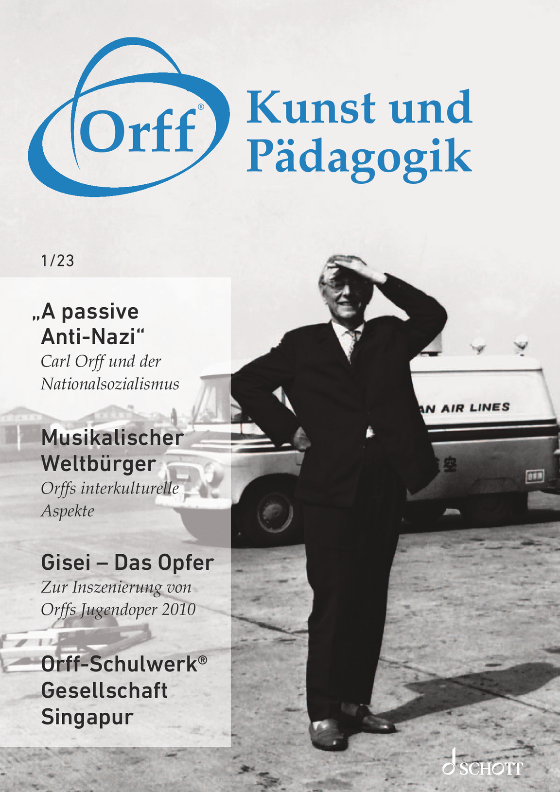 Das aktuelle Heft von
»Orff – Kunst und Pädagogik«