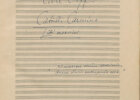[Titelseite] Carl Orff: Catulli Carmina – Ludi scaenici – »Rumoresque senum severiorum omnes unius aestimemus assis«, Partiturautograph, 1943, BSB, Musikabteilung, Nachlass Carl Orff, Orff.ms.57