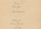 [Titelseite] Carl Orff: Gisei, op. 20, Bühnenwerk, Klavierauszug, Autograph, 1913, BSB, Musikabteilung, Nachlass Carl Orff, Orff.ms.24