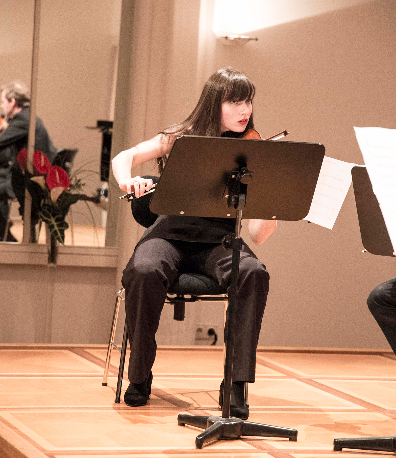 Porträtkonzert Pierre-Dominique Ponnelle – Kammermusikwerke in verschiedenen BesetzungenDiana Tishchenko, Violine / Max Peter Meis, Violine / Mikayel Hakhnazaryan, Violoncello